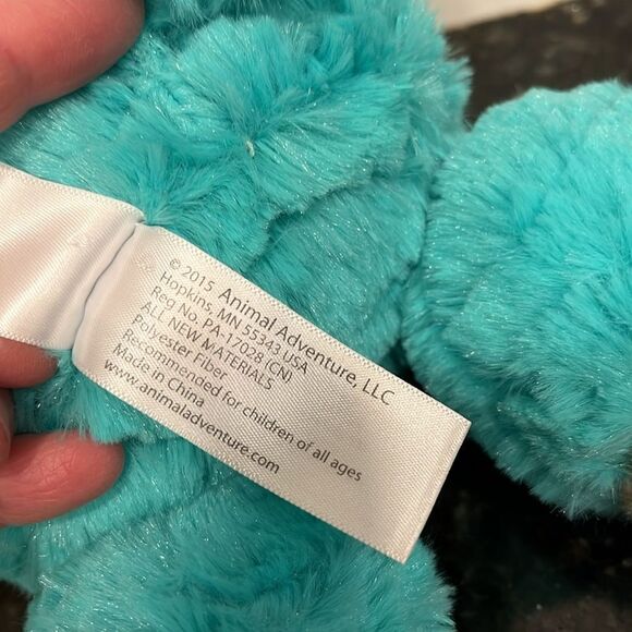 Animal Adventure Green Monkey Lovey Security Plush Rattle. Size 11” . NWT - Picture 8 of 8